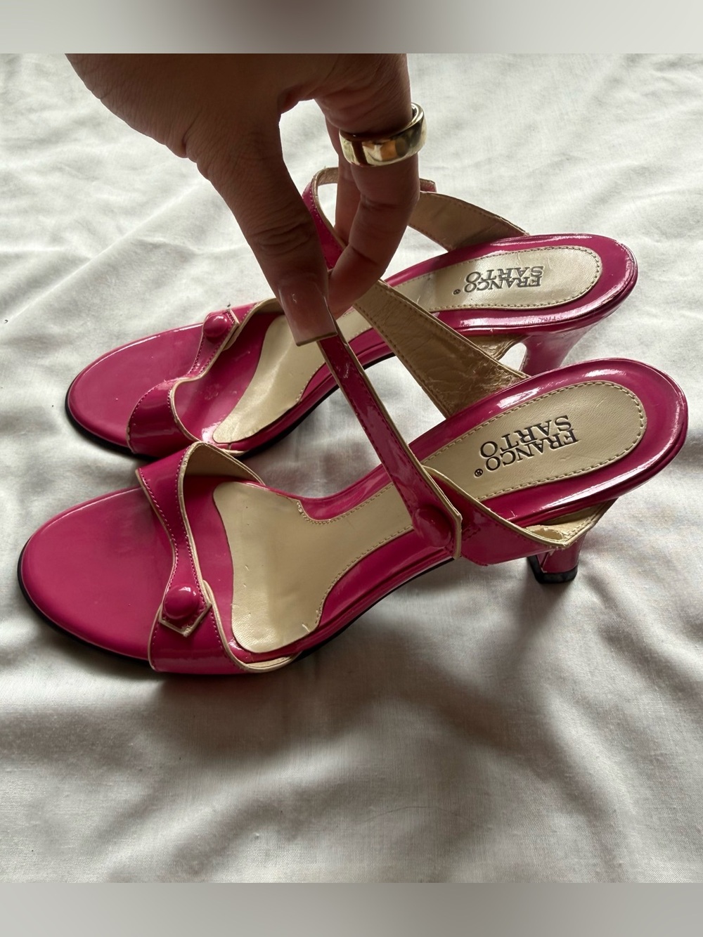 👠Vintage Franco Sarto pink heels👠